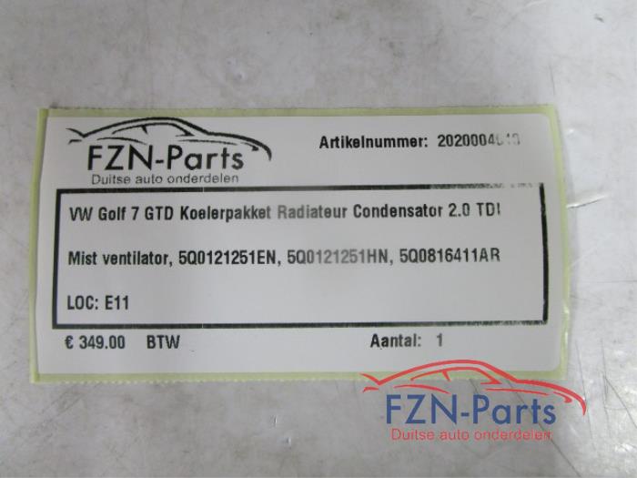 Koelerset Volkswagen Golf (22726869)