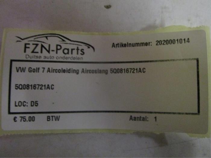 Airco Leiding Volkswagen Golf (22728726)