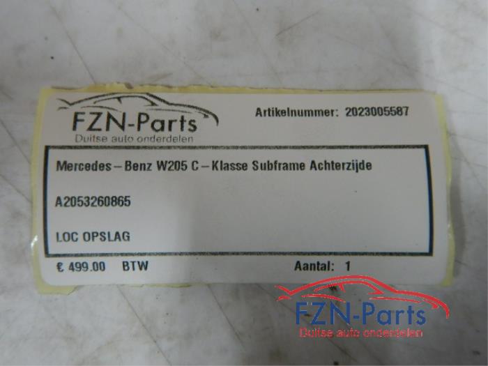 Mercedes - Benz W205 C-Klasse Subframe Achterzijde