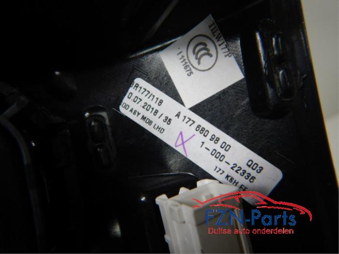 Luchtrooster Dashboard Mercedes A-Klasse (22735914)
