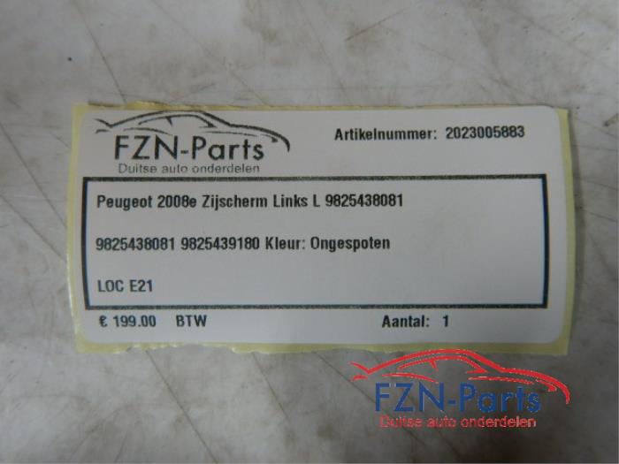 Peugeot 2008e Zijscherm Links L