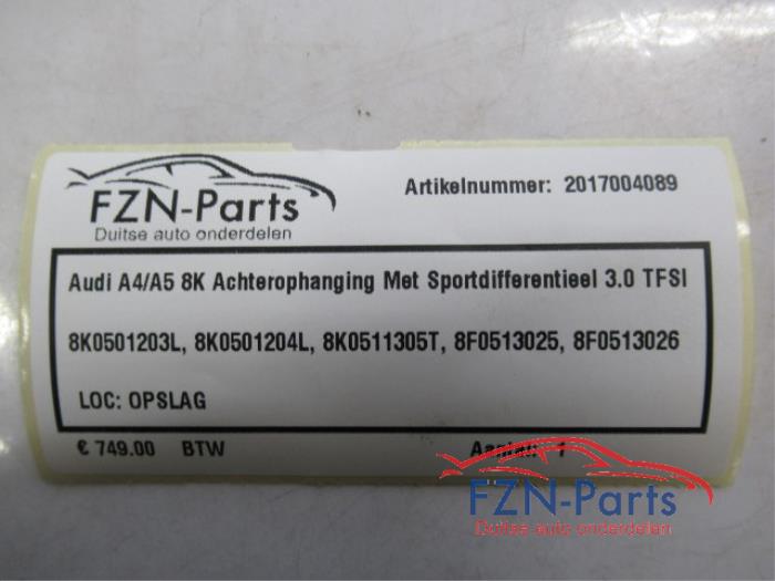 Differentieel achter Audi A4 (22733829)