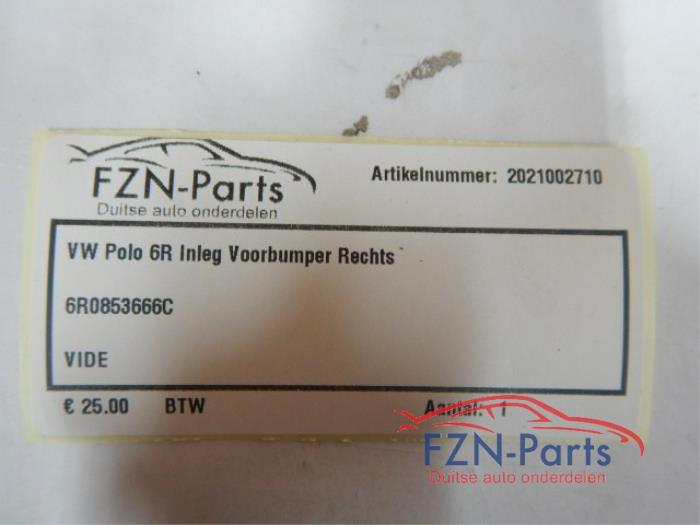 VW Polo 6R Inleg Voorbumper Rechts