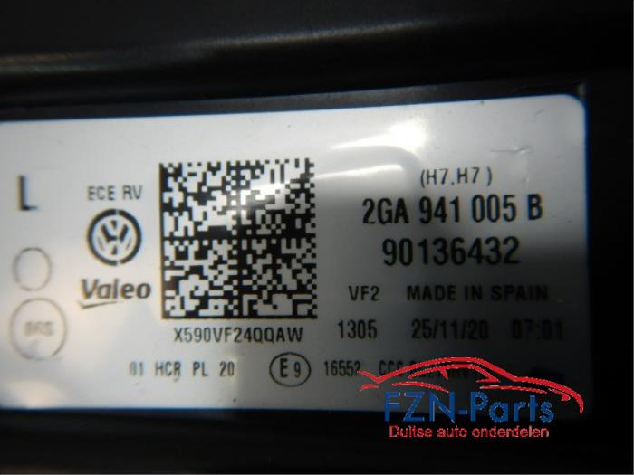 VW T-Roc Koplamp Links L Halogeen H7