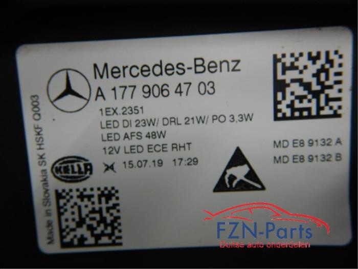 Koplamp links Mercedes A-Klasse (22721858)
