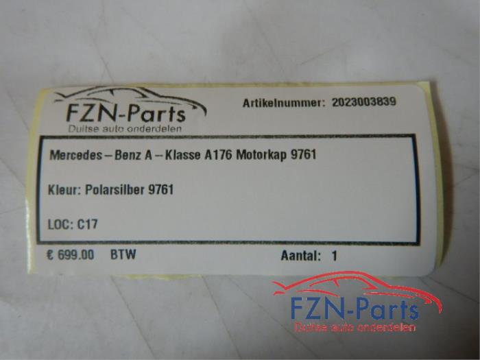 Mercedes-Benz A-Klasse A176 Motorkap 9761