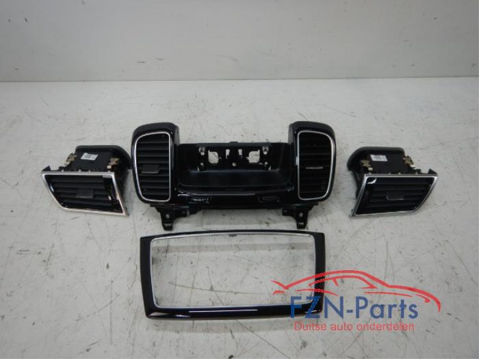 Mercedes-Benz GLE-Klasse W166 Inlegset Dashboard Luchtroosters Zwart