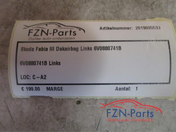 Airbag hemel links Skoda Fabia (22730314)