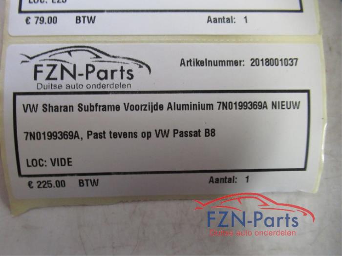 VW Sharan Subframe Voorzijde Aluminium
