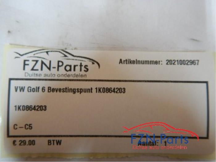 VW Golf 6 Bevestigingpunt