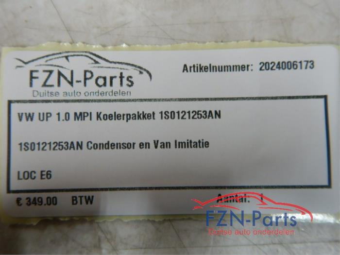 VW Up! 1.0 MPI Koelerpakket