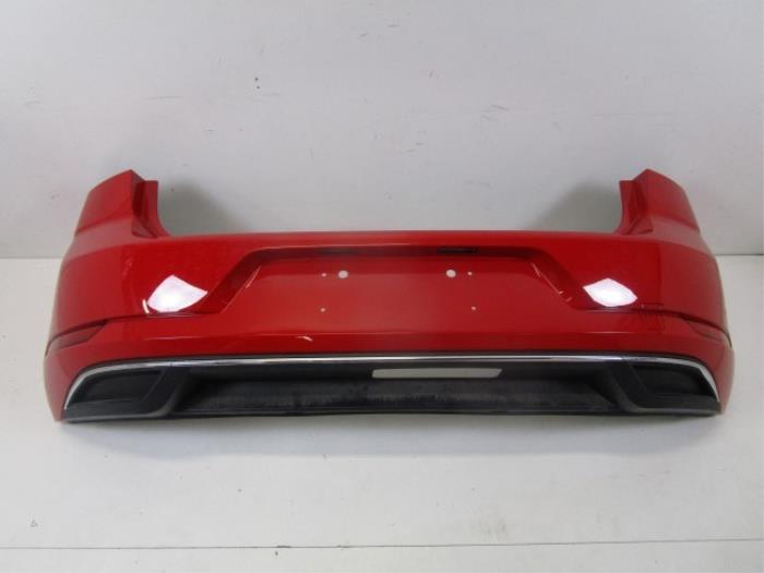 VW Golf 7 Facelift Achterbumper Chrome LY3D