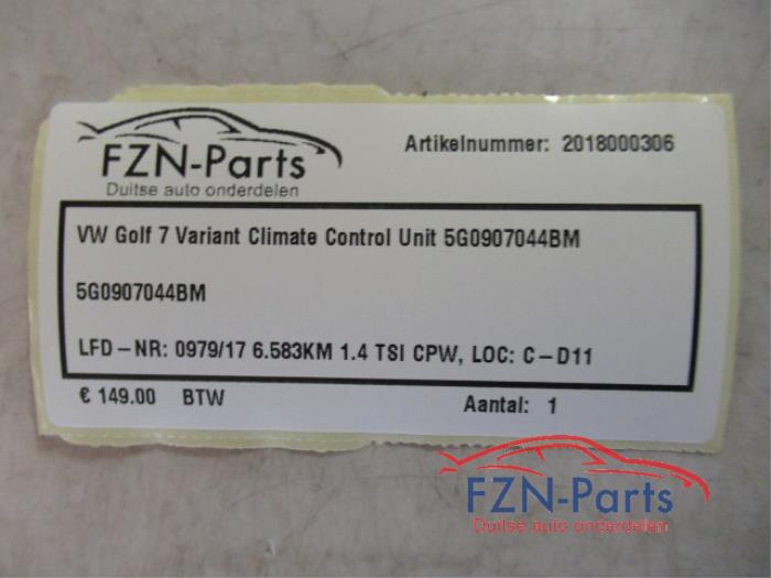 Climatronic Paneel Volkswagen Golf (22745033)