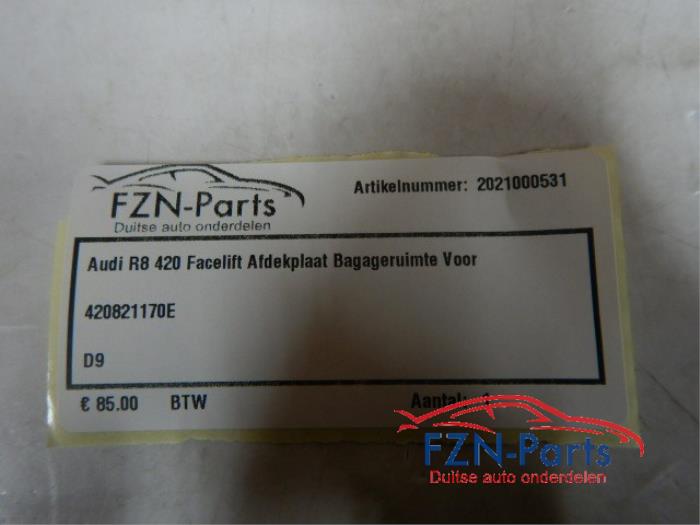 Afdekplaat diversen Audi R8 (22743129)