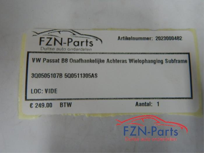 VW Passat B8 Onafhankelijke Achteras Wielophanging Subframe