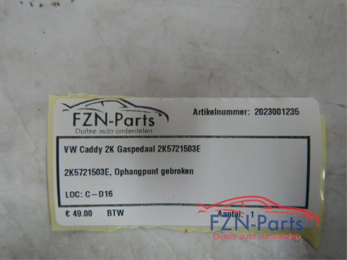 VW Caddy 2K Gaspedaal