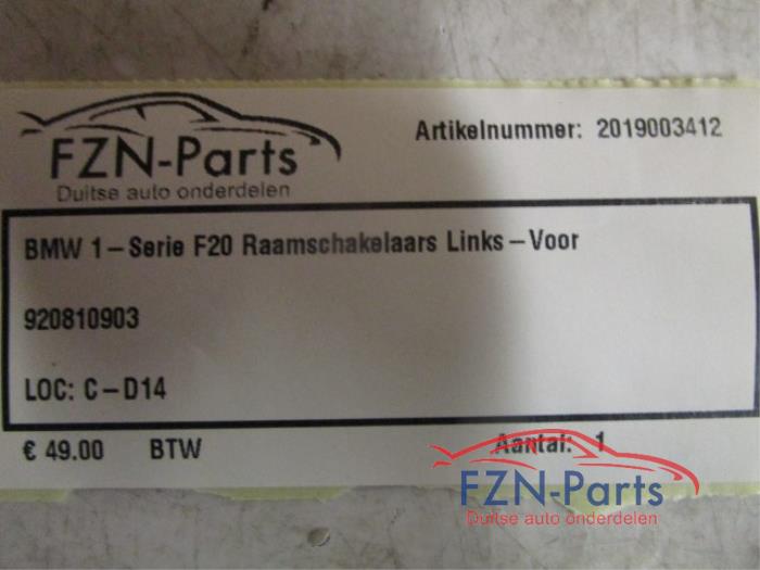Elektrisch Raam Schakelaar BMW 1-Serie (22729095)