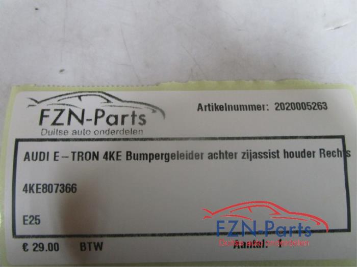 Audi E-Tron 4KE Bumpergeleider Achter zijassist Houder Rechts