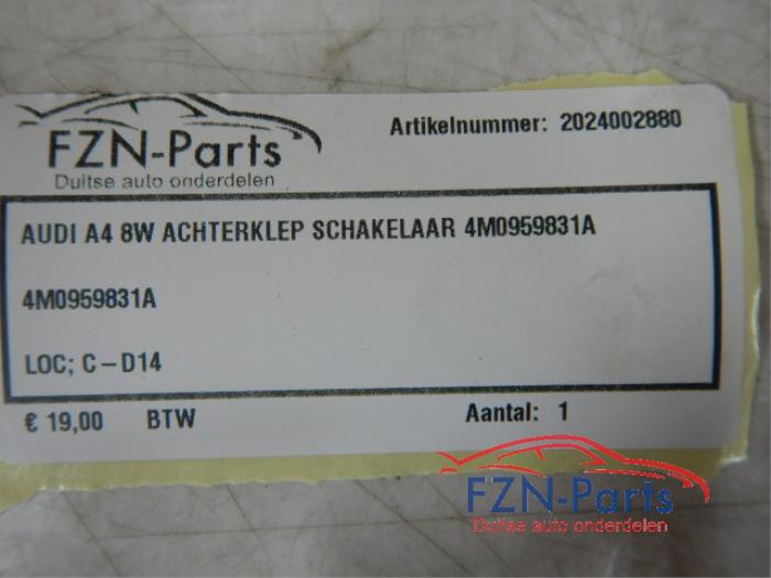 Schakelaar achterklep Audi Q7 (22740347)