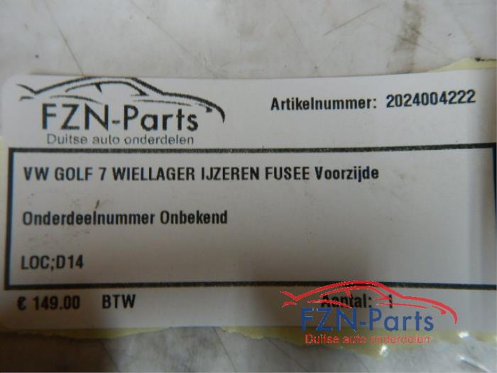 Wiellager voor Volkswagen Golf (22743630)