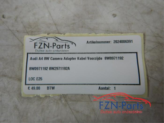 Audi A4 8W Camera Adapter Kabel Voorzijde