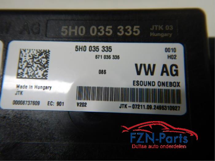VW Golf 8 GTE Regelapparaat Speaker Motorgeluid
