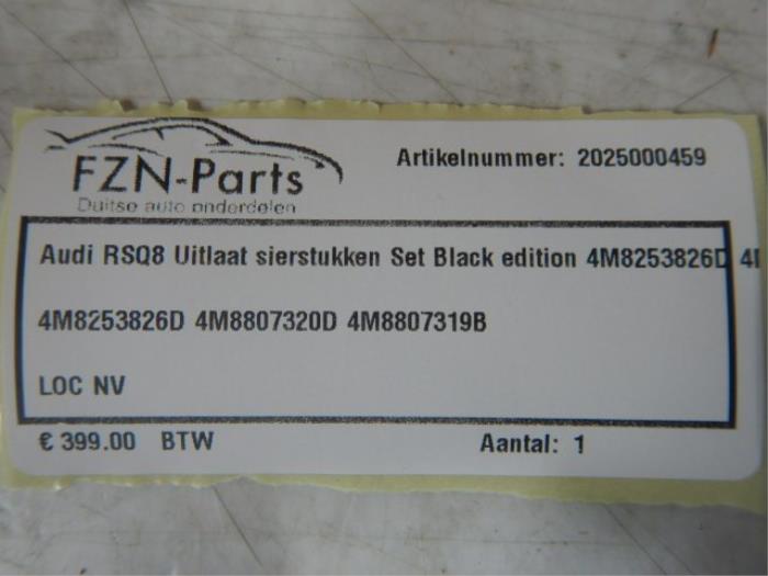 Uitlaat (compleet) Audi Q8 (22744358)
