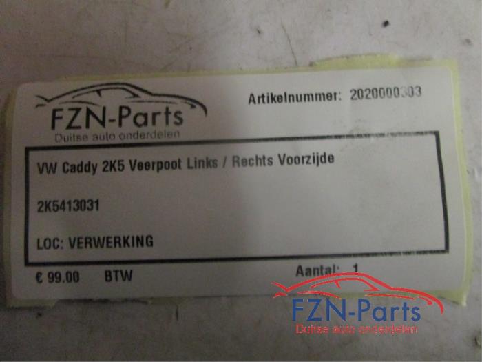 VW Caddy 2K5 Veerpoot Links / Rechts Voorzijde