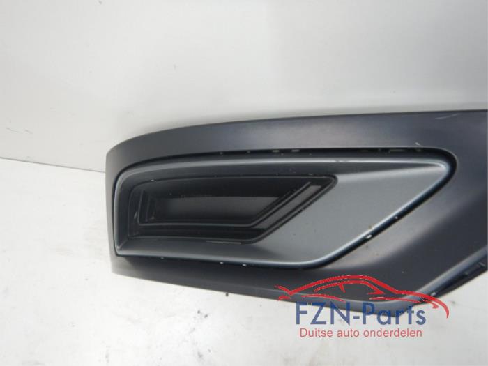 Audi Q8 4M S-Line Onderlip Hoogglans Zwart