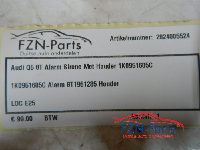 Alarm sirene Audi A5 (22739120)