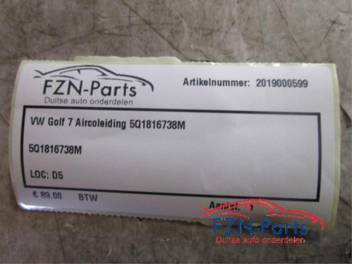 VW Golf 7 Aircoleiding