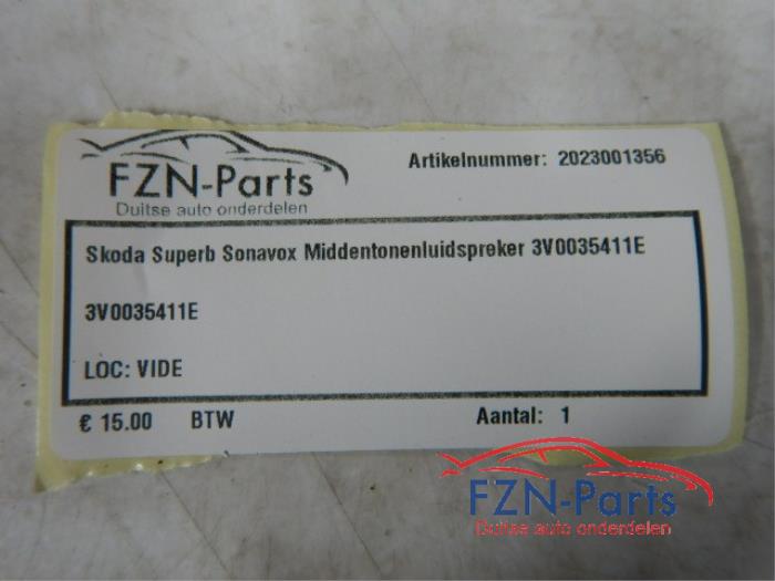 Luidspreker Skoda Superb (22742130)