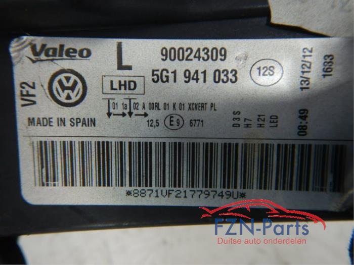 Koplamp links Volkswagen Golf (22721906)