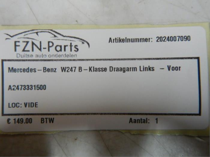 Draagarm links-voor Mercedes B-Klasse (22727471)