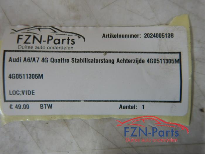 Audi A6 A7 4G Quattro Stabilisatorstang Achterzijde