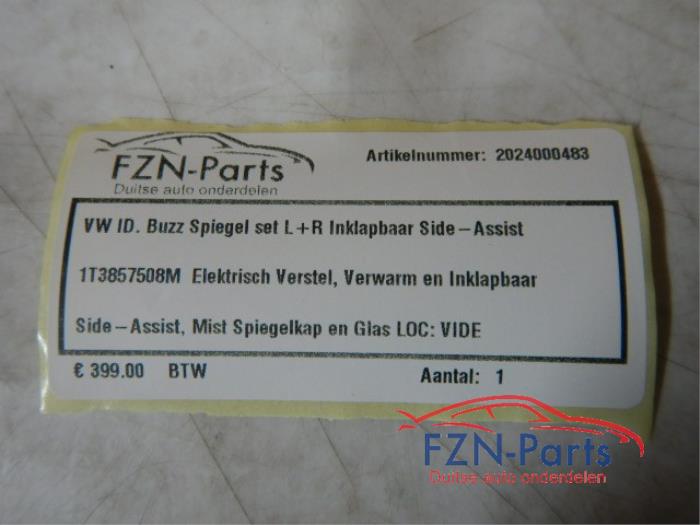VW ID Buzz Spiegel Set L+R Inklapbaar Side-Assist