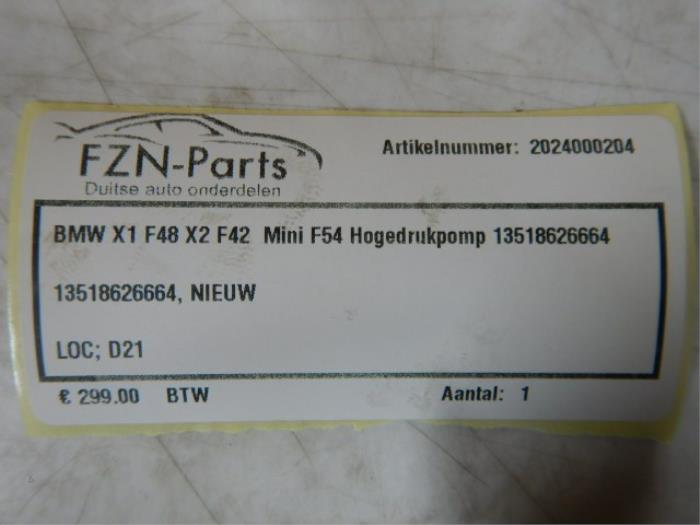 Hogedrukpomp BMW 1-Serie (22734593)