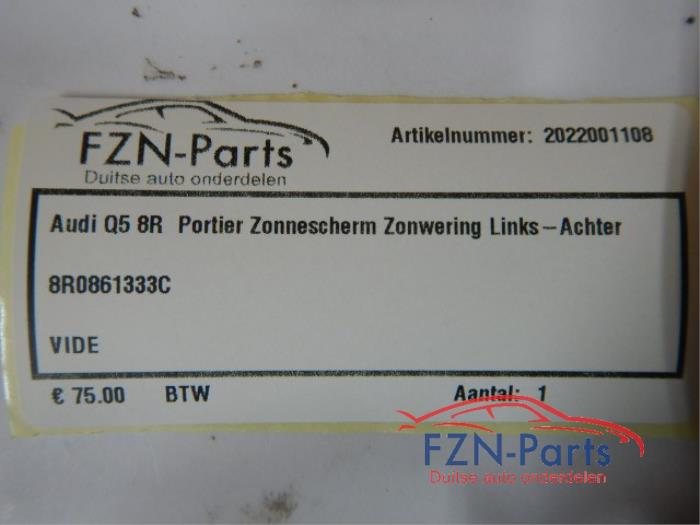 Zonnescherm elektrisch links-achter Audi Q5 (22740101)