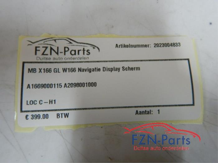 Navigatie Display Mercedes Diversen (22736837)