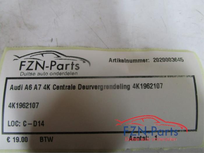 Audi A6 A7 4K Centrale Deurvergrendeling