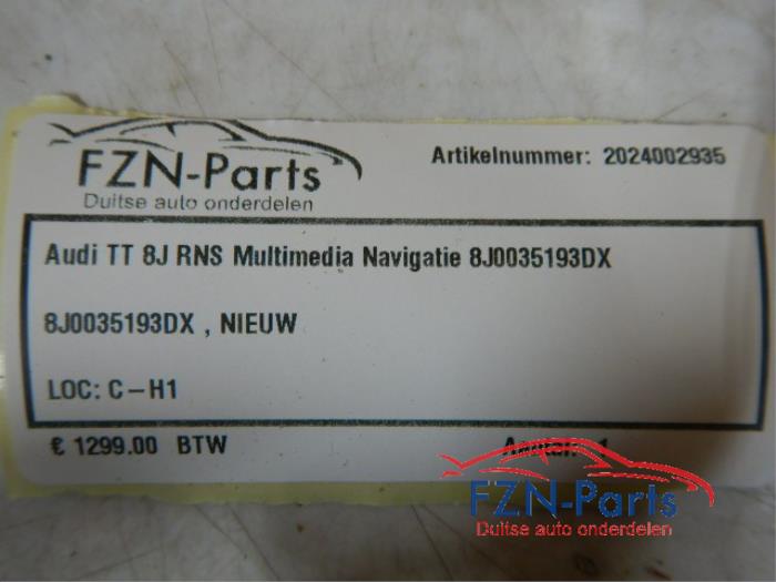 Audi TT 8J Multimedia Navigatie