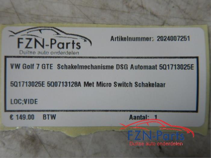 Schakelmechaniek Volkswagen Golf (22730582)