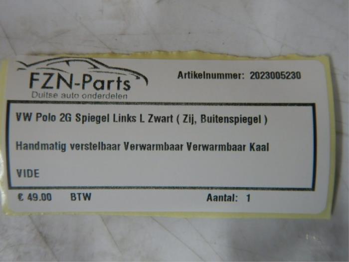 Buitenspiegel links Volkswagen Polo (22725299)