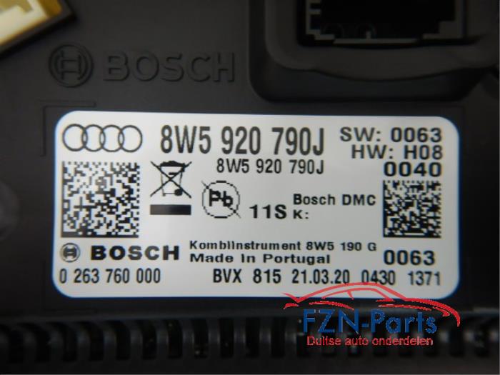 Audi A5 8W 3D-Teller Kilometerteller