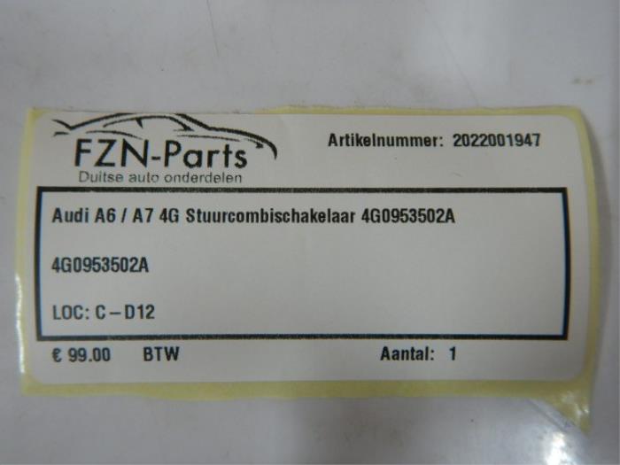 Combischakelaar Stuurkolom Audi A6 (22744083)