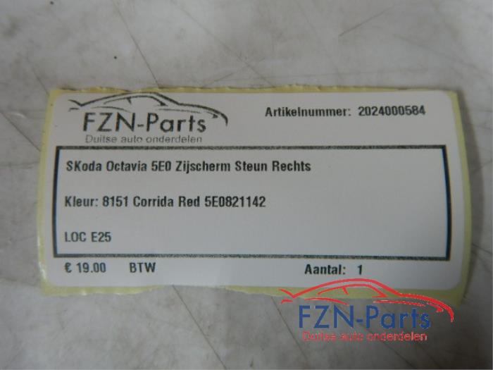Zijpaneel Bekleding links-achter Skoda Octavia (22742288)