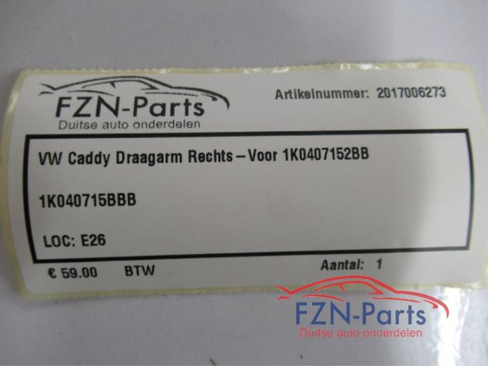 VW Caddy Draagarm Rechts-Voor