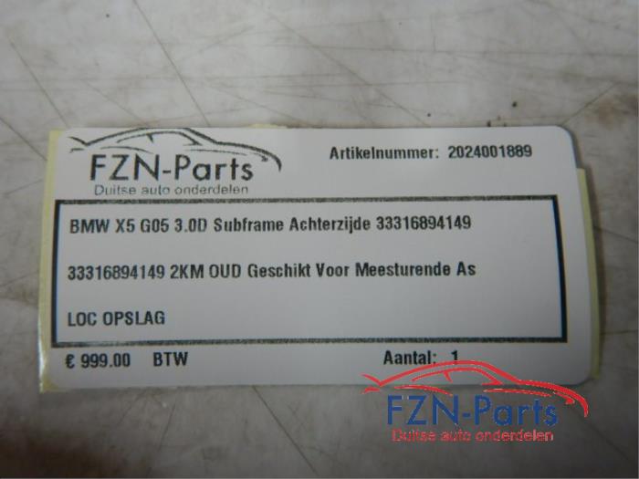 Subframe BMW Diversen (22726025)