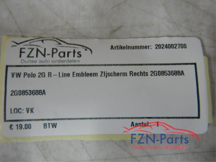 Embleem Volkswagen Polo (22729179)