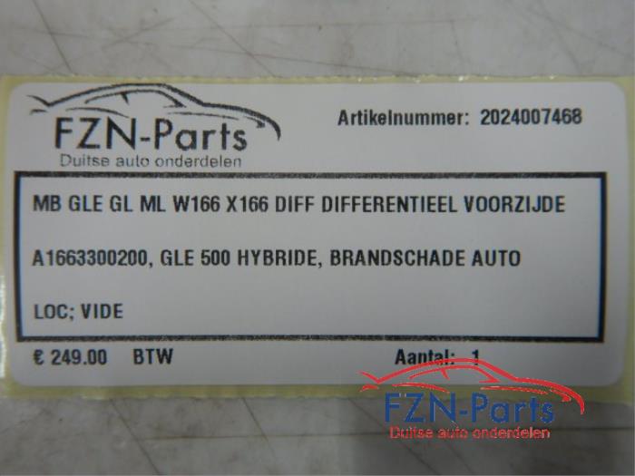 Differentieel voor Mercedes GLE (22733891)